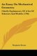 An Essay On Mechanical Geometry - Chiefly Explanatory Of A Set Of Schemes And Models (1796) (Paperback): Benjamin Donne