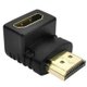 Raz Tech 90- Degree HDMI L- Shaped Adapter: 