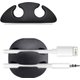 Volkano Bind Series 5 Piece Power Cable Clips (Black & White): 
