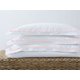 Rey's Fine Linen - Egyptian Collection - Oxford Satin Stitch Pillow Cover Set - 06 Pc Pack - Strawberry Cream - King: 