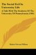 The Social Evil In University Life - A Talk With The Students Of The University Of Pennsylvania (1905) (Paperback): Robert...