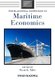 The Blackwell Companion to Maritime Economics (Hardcover, New): WK Talley