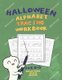 Halloween Alphabet Tracing - 8.5 x 11 inch, alphabet and number tracing book, classic cartoons, for young ages and grades K-3...