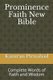Prominence Faith New Bible - Complete Words of Faith and Wisdom (Paperback): Kamran Pirnahad