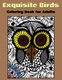 Exquisite Birds Coloring Book For Adults - Calming Coloring Book for Bird Lovers, Stress Relief and Relaxation Pages with...