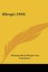 Allergie (1910) (German, Paperback): Clemens Peter Pirquet Von Cesenatico