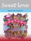 Sweet Love - Adult Coloring Book (Hardcover): Blush Design