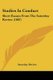 Studies In Conduct - Short Essays From The Saturday Review (1867) (Paperback): Saturday Review