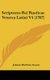 Scriptores Rei Rusticae Veteres Latini V4 (1787) (Hardcover): Johann Matthias Gesner