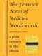 The Fenwick Notes of William Wordsworth (Paperback, 2nd revised and corrected ed): Jared R. Curtis