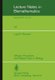 Diffusion Processes and Related Topics in Biology (Paperback, Softcover reprint of the original 1st ed. 1977): Charles E. Smith