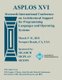 Asplos XVI (Paperback): Asplos Conference Committee