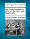 The Money-Lenders ACT, 1900 (63 and 64 Victoria, Chapter 51). (Paperback): Joseph Bridges Matthews