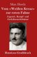 Vom Weissen Kreuz zur roten Fahne (Grossdruck) - Jugend-, Kampf- und Zuchthauserlebnisse (German, Hardcover): Max Hoelz