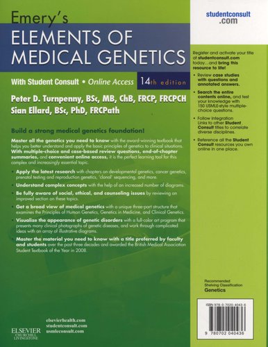 Emerys Elements of Medical Genetics: With Student CONSULT Online Access