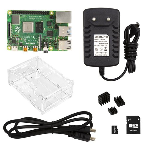 Raspberry Pi 4 Model B 4GB Kit with 64GB Micro SD card | Computers ...