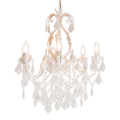 The Lighting Warehouse Chandelier Crystal Meadow 6 Kitchen & Home Buy online in South