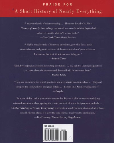A Short History Of Nearly Everything Hardcover Special - 