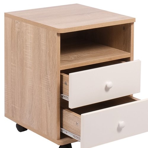 Kaio Turnin 2 Drawer And Shelf Bedside Table Kitchen & Home Buy