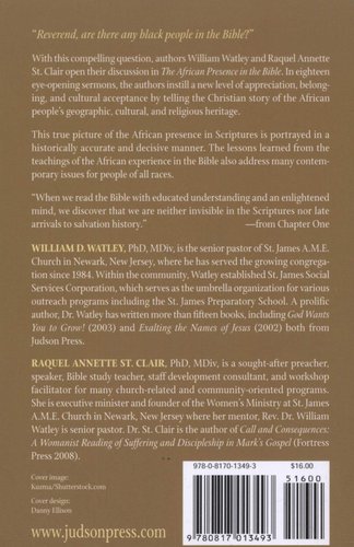 The African Presence in the Bible: Gospel Sermons Rooted in History