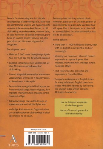 Spreekwoorde en waar hulle vandaan kom (Afrikaans Edition)