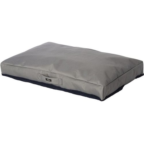 Rogz Lekka Pod Flat Rectangle Oxford Dog Bed (Grey/Navy) Kitchen