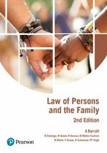 Law Of Persons And The Family Paperback 2nd ed W 