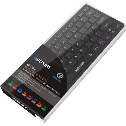 Astrum KT290 Bluetooth Wireless Keyboard (Black Aluminium) | Computers