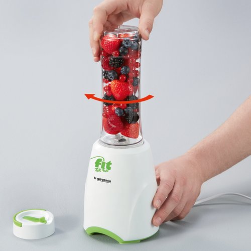 Severin Smoothie Maker Mix & Go (Includes 2 Bottles) Kitchen & Home