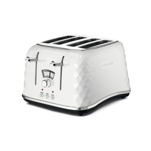 Delonghi Brillante Diamond Toaster (4 Slice) (White) Kitchen & Home