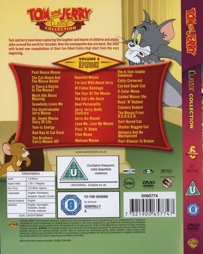 Tom and Jerry: Classic Collection - Volume 6 (DVD): Tom And Jerry ...