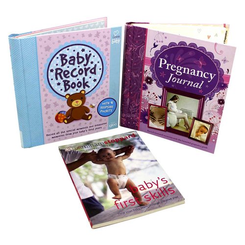 Baby & Me 3Book Collection Baby Record Book / Baby's First Skills