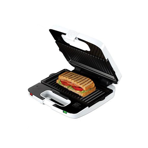 Kenwood SM480 2Slice Multi Griller & Waffle Maker (White) Kitchen