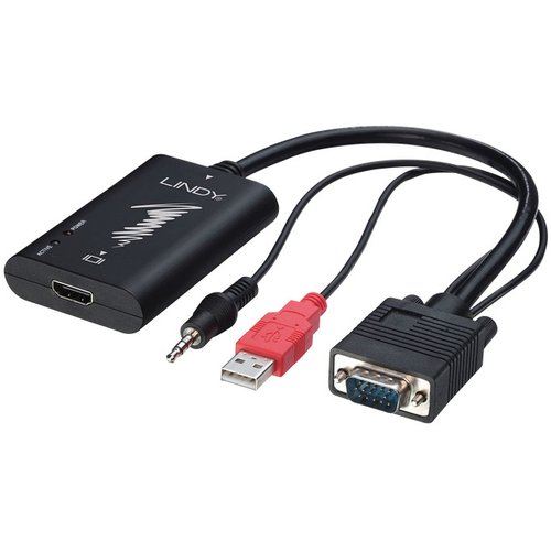 Lindy VGA & Audio to HDMI Converter Cable Computers Buy online in South Africa from Loot.co.za