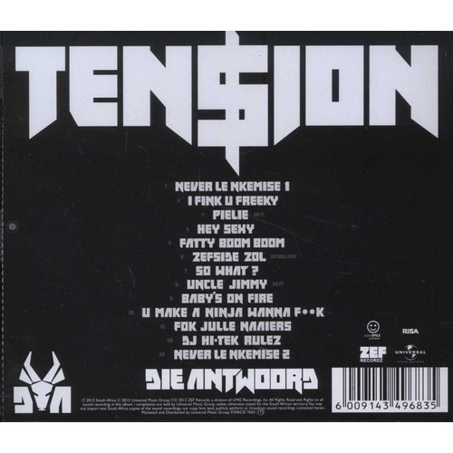 Die Antwoord - Tension (CD) | Music | Buy online in South Africa from ...