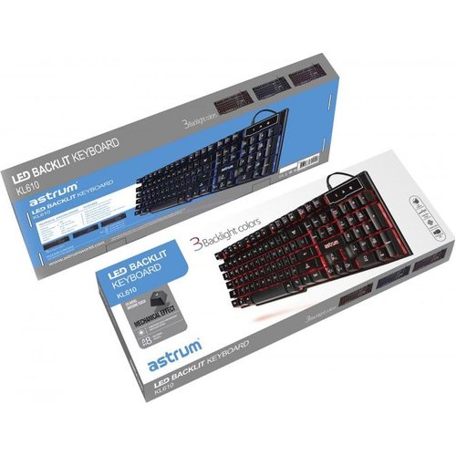 Astrum KL610 LED Backlit Multimedia Keyboard (Black) Computers Buy online in South Africa