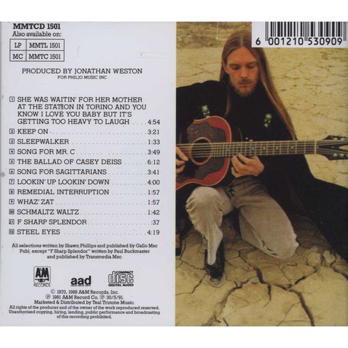 Shawn Phillips Second Contribution (CD) Music Buy online in South