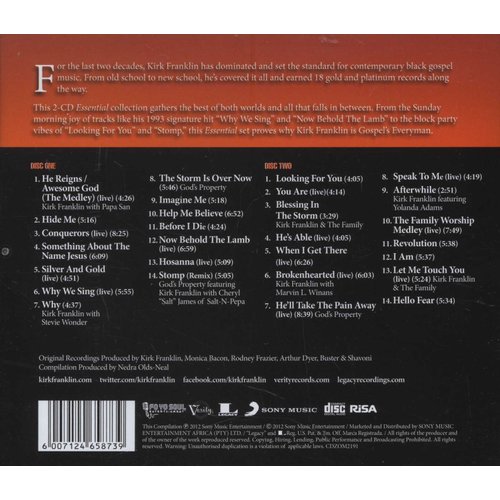 Essential Kirk Franklin (CD): Kirk Franklin | Music | Buy online in