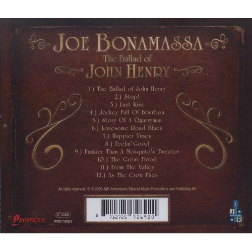 Joe Bonamassa - The Ballad of John Henry (CD) | Music ...