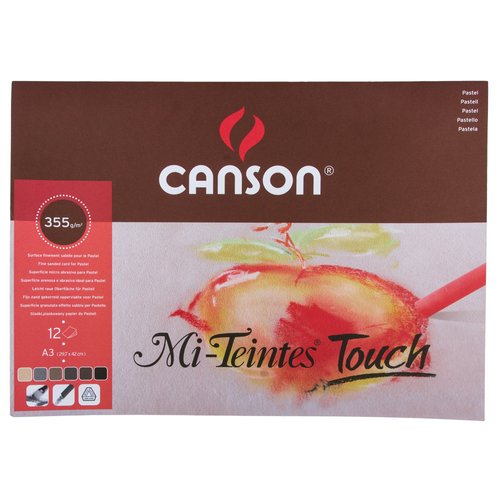Canson MiTeintes Touch Pastel Paper Pad 350gsm A3 Arts