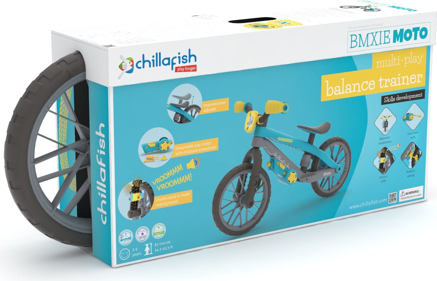 Chillafish Bmxie Moto Vroom Balance Bike Moto Balance Bike