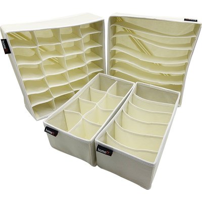 Homefx Underwear Drawer Organizer Beige Kitchen Home Buy