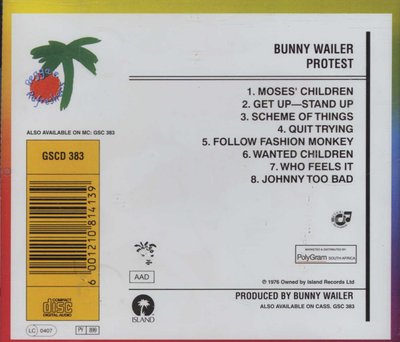 Bunny Wailer Protest Cd Music Buy Online In South Africa From Loot Co Za