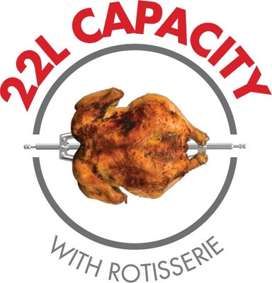 Bennett Read Air Fryer Oven With Rotisserie (22L)(Black) | Kitchen